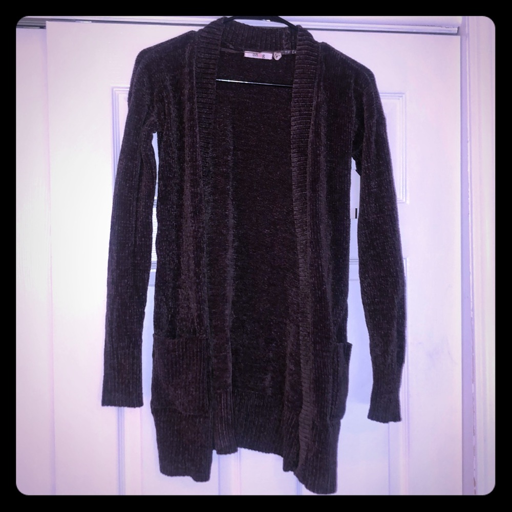 Dark grey cardigan
